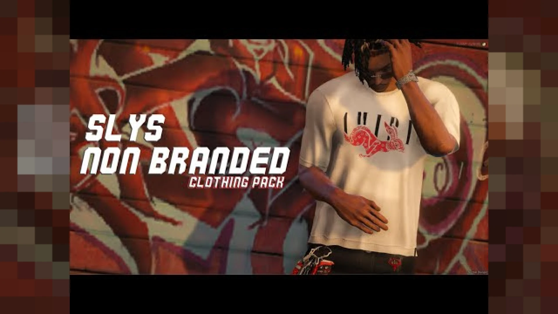 Slys Male Clothing Pack showing non-branded tops and bottoms for characters