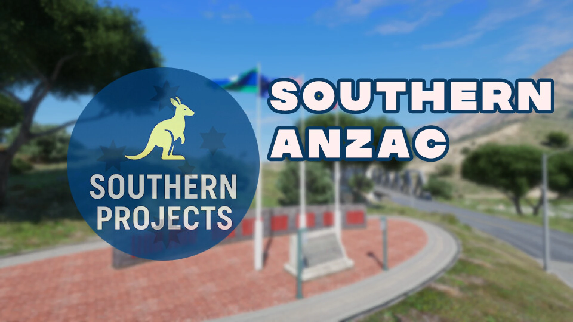 Southern ANZAC war memorial monument and remembrance park in FiveM