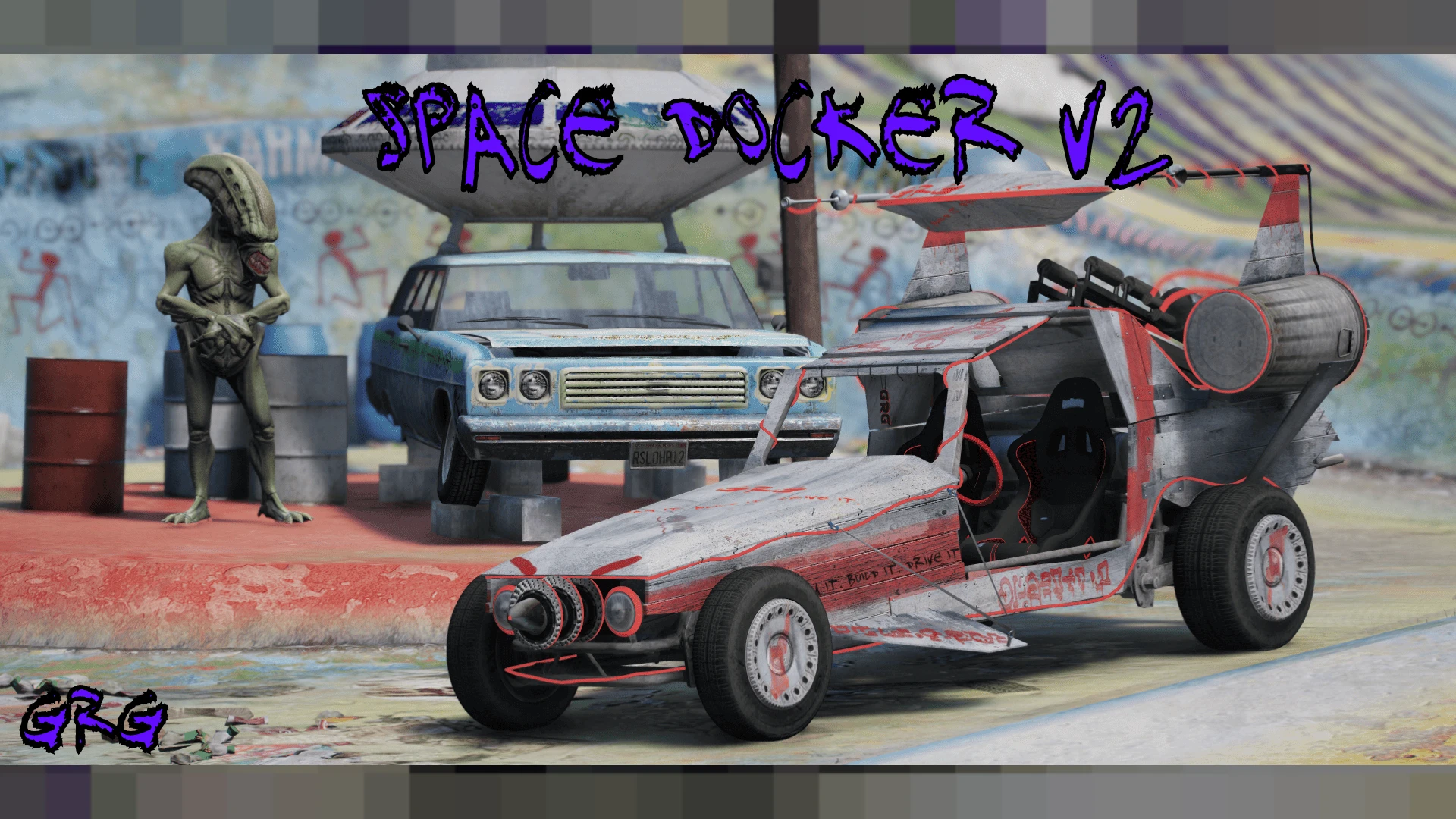 Space Docker Rework lore-friendly FiveM dune buggy from the front