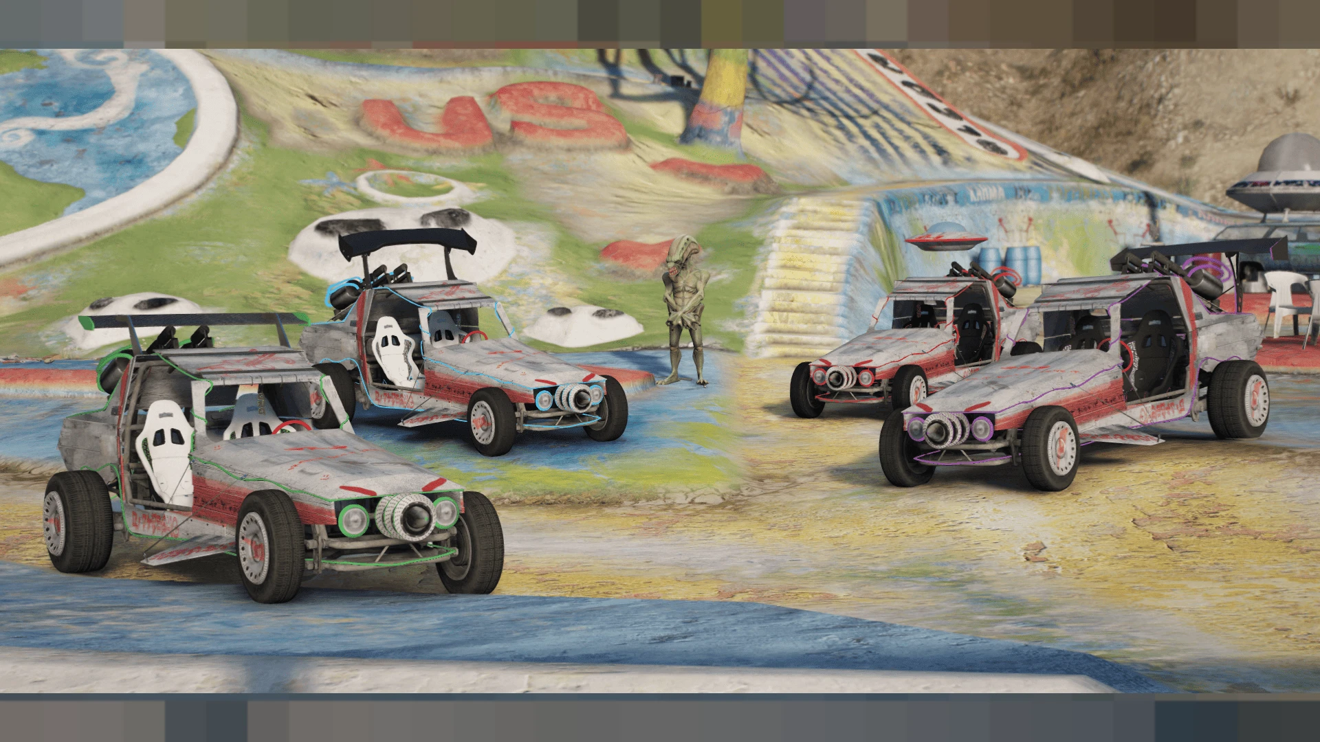 Space Docker Rework lore-friendly FiveM dune buggy from the front — view 2