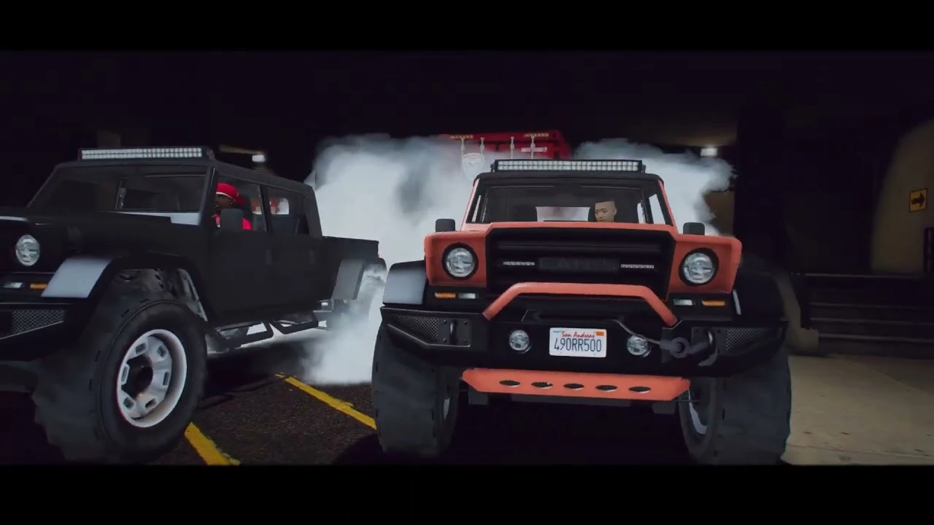 Street Race Robbery FiveM heist — a high-speed robbery boarding a moving truck
