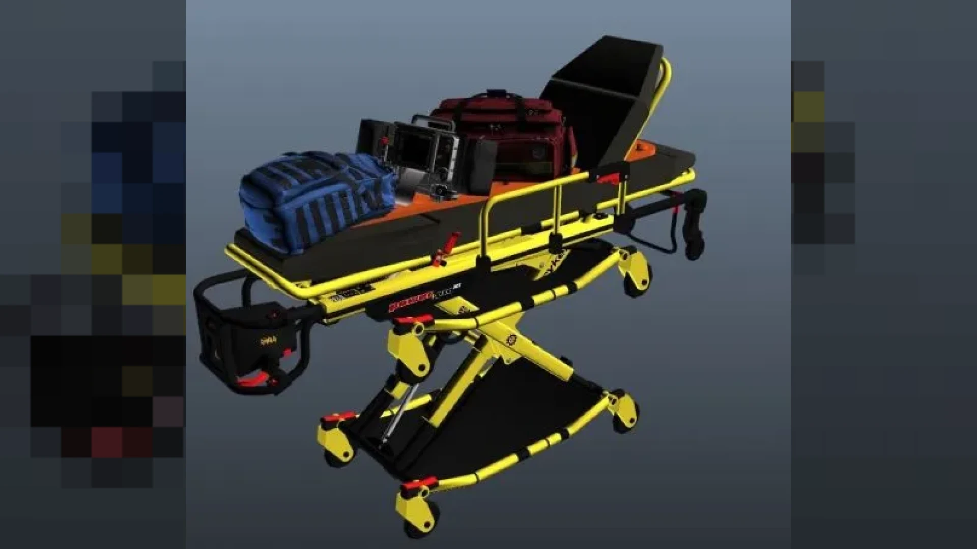 Stretcher Script FiveM EMS — loading a patient onto a stretcher