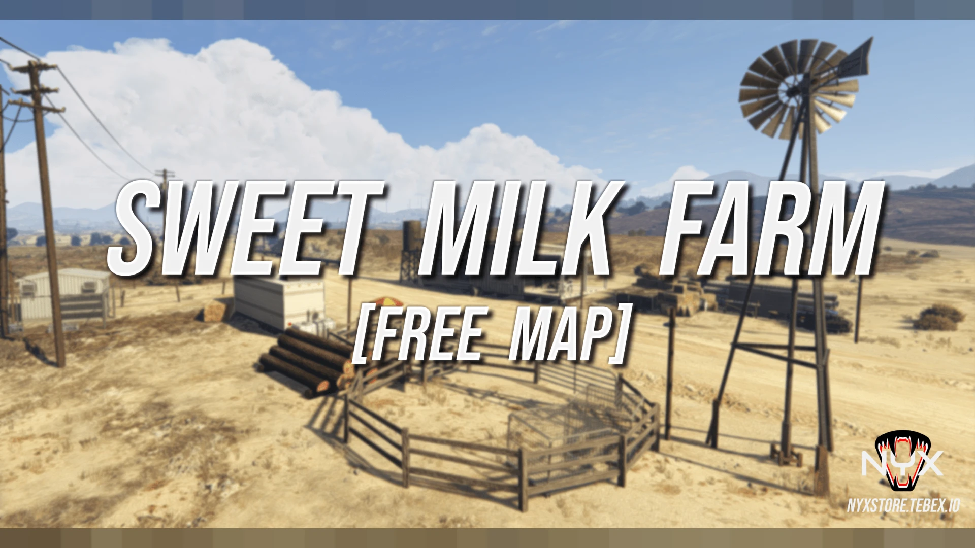 Milk Farm MLO with barn, fields and farmhouse in FiveM