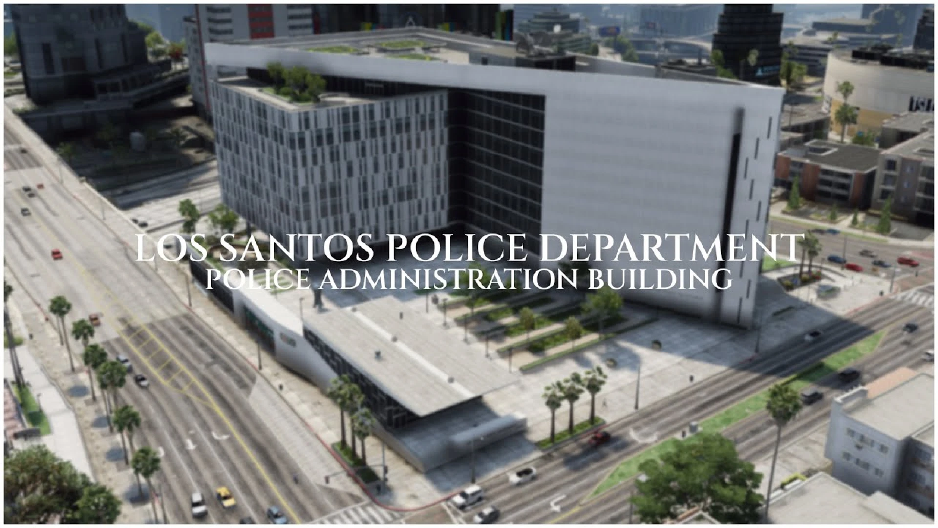 Police Administration Building MLO grand lobby and command floors in FiveM