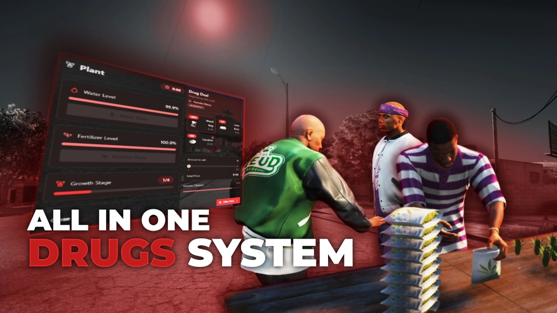 TK Drugs System FiveM drug script — Schedule-1 inspired drug production gameplay