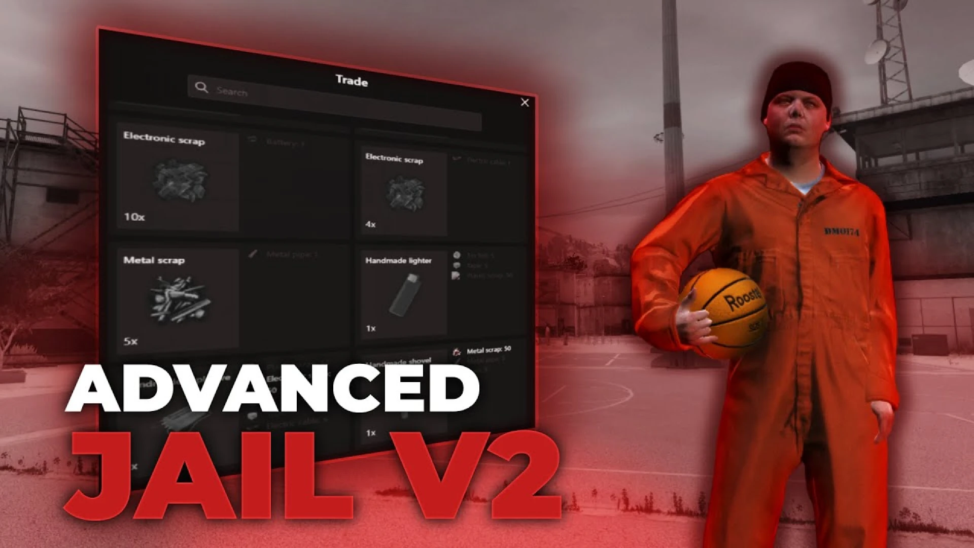 TK Jail System FiveM script — prisoner serving jail time in a cell