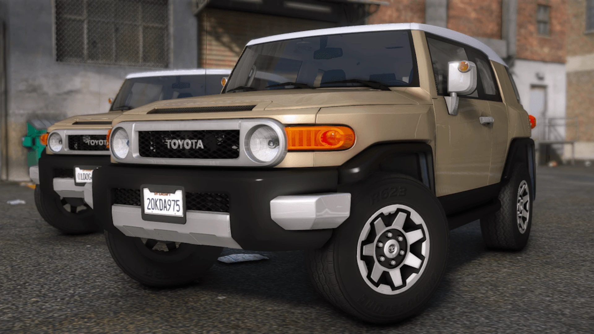 Toyota FJ Cruiser VXR 2022 FiveM off-road SUV front view