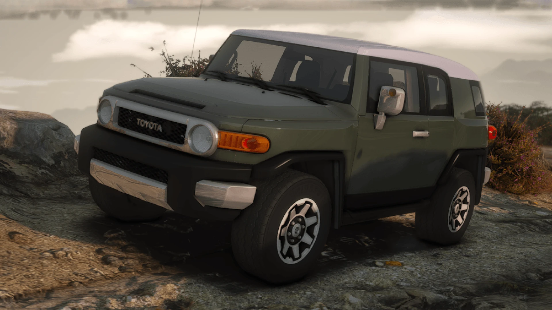 Toyota FJ Cruiser VXR 2022 FiveM off-road SUV front view — view 2