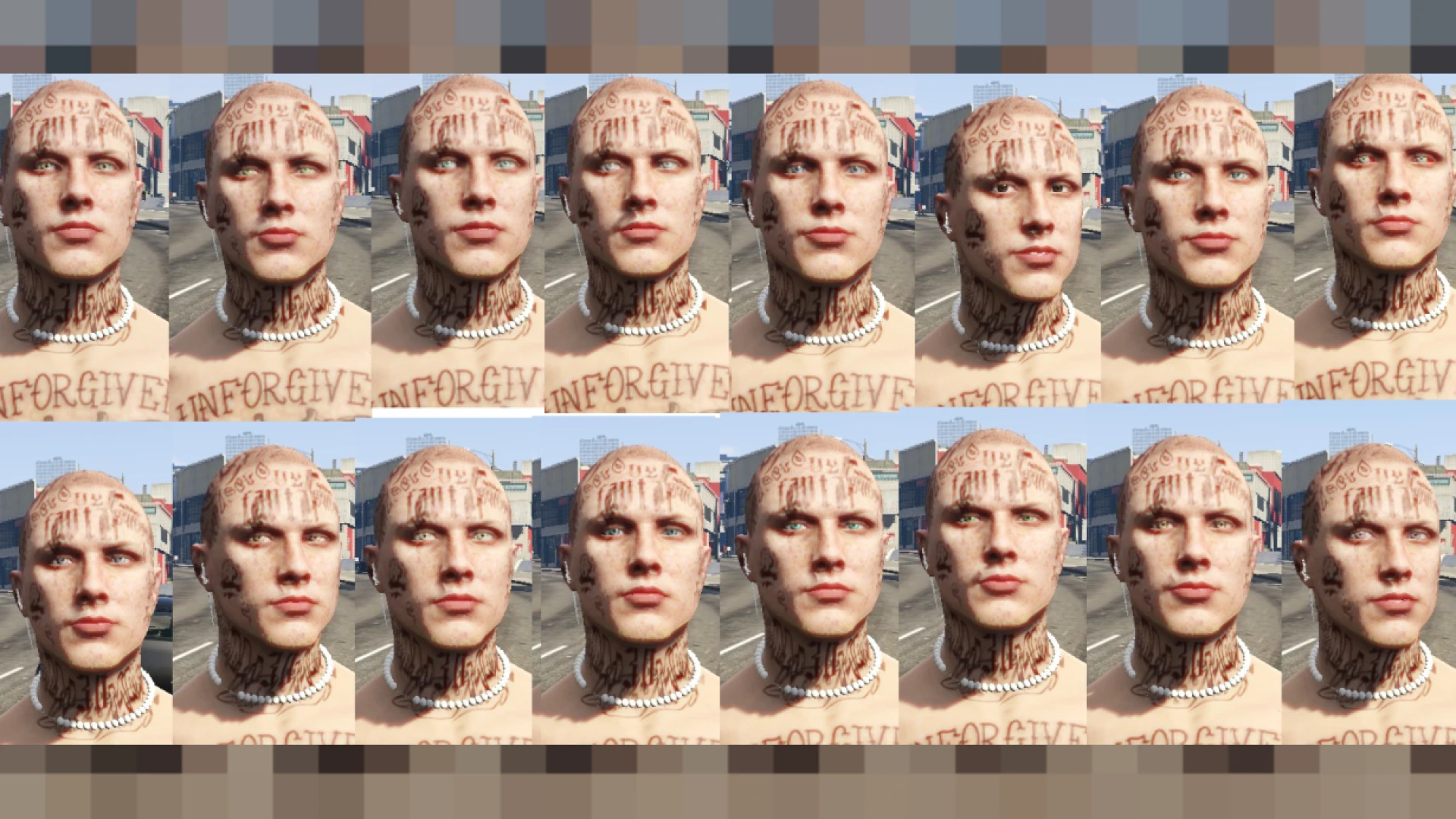 Trash Eyes overlay on MP ped face in FiveM