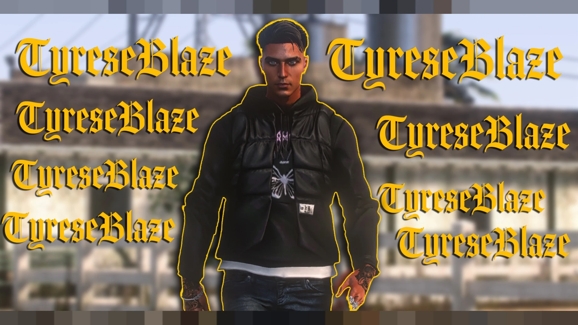 Tyrese Blaze ped high-detail custom character model for FiveM