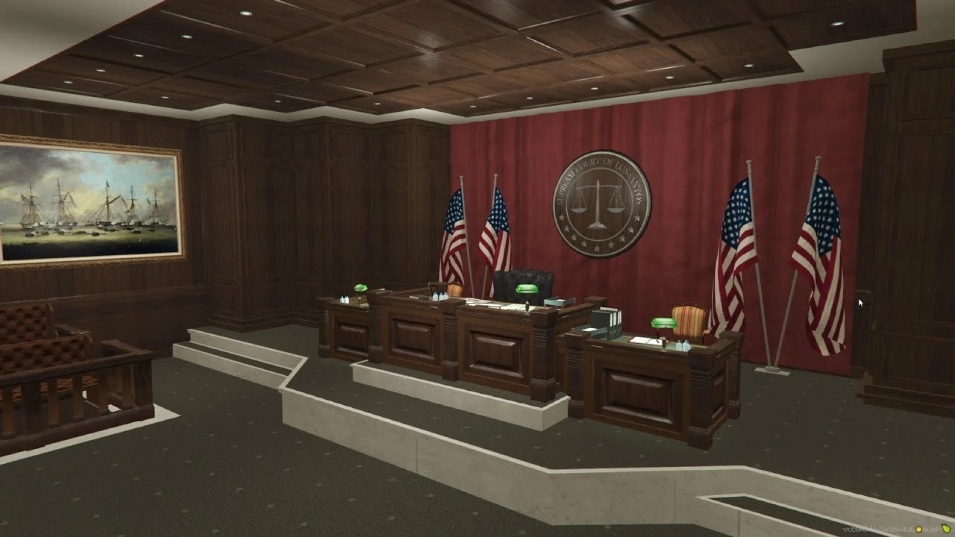 Uncle Just court MLO courthouse interior for FiveM