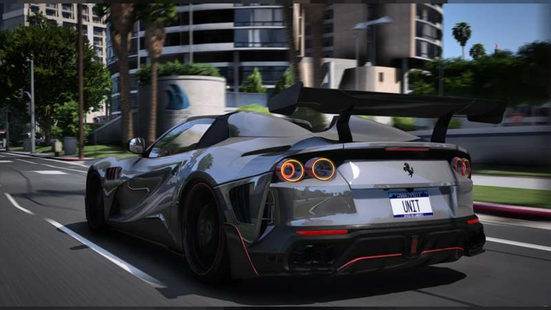 Main RP preset color grading applied to a cinematic FiveM roleplay street scene