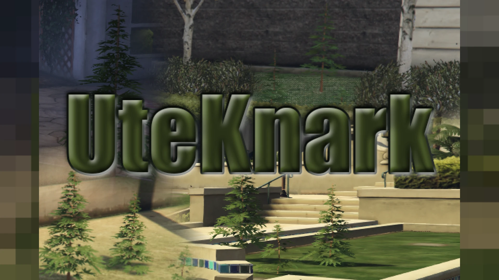 Grow weed outdoors in FiveM with a plant in open ground under the sky