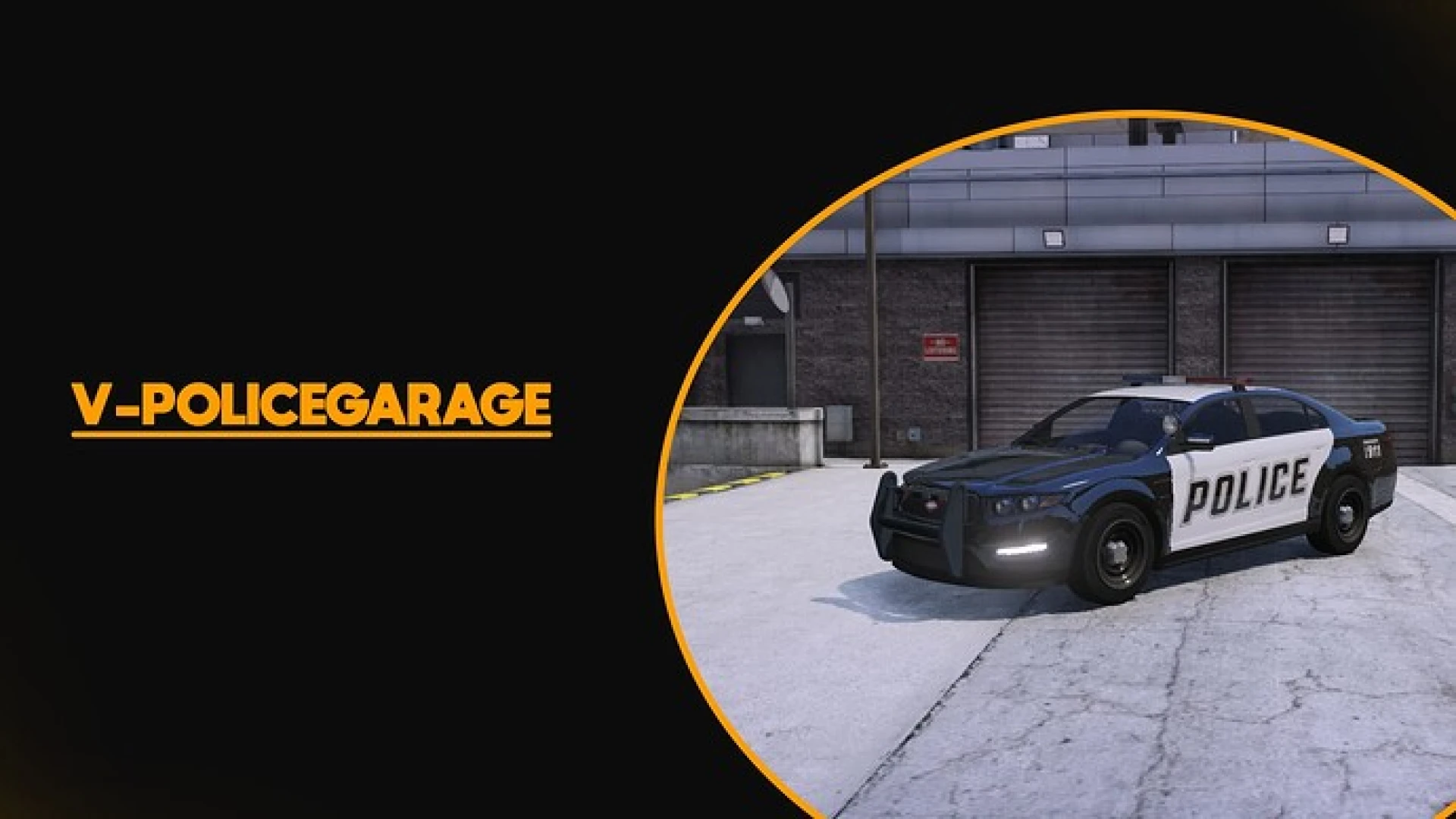 Police garage script spawn menu with marked and unmarked patrol vehicles