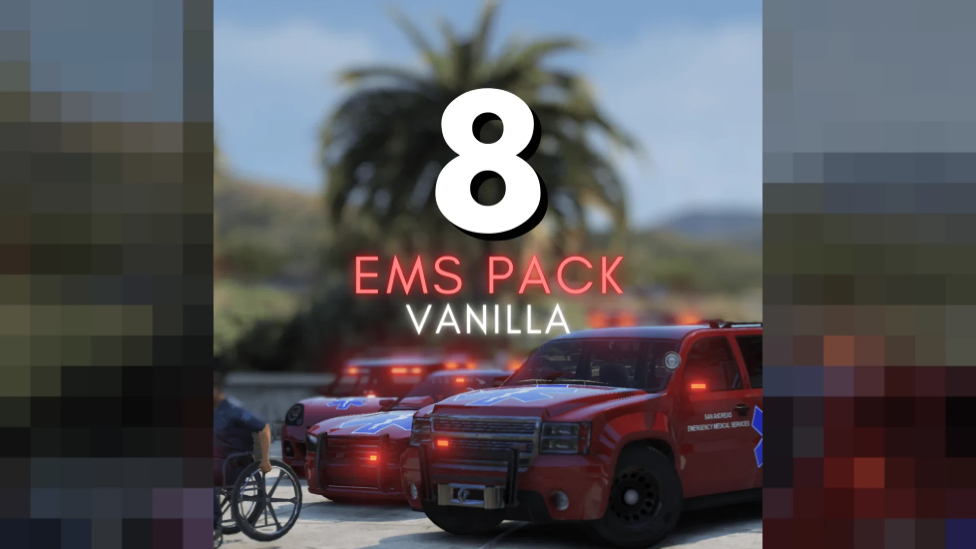 Vanilla EMS Vehicle lore-friendly FiveM medical responder with liveries