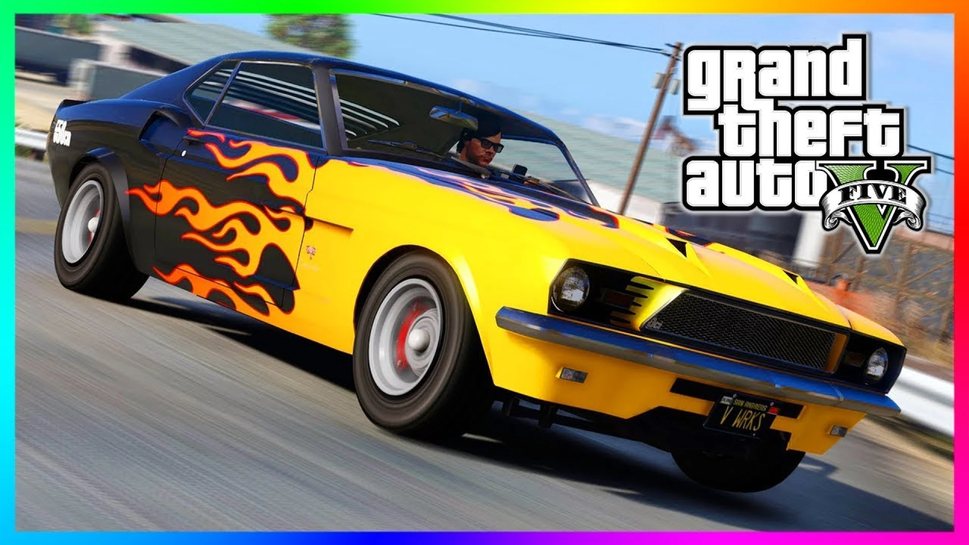 Vapid Dominator Classic lore-friendly muscle car on a FiveM server — view 2