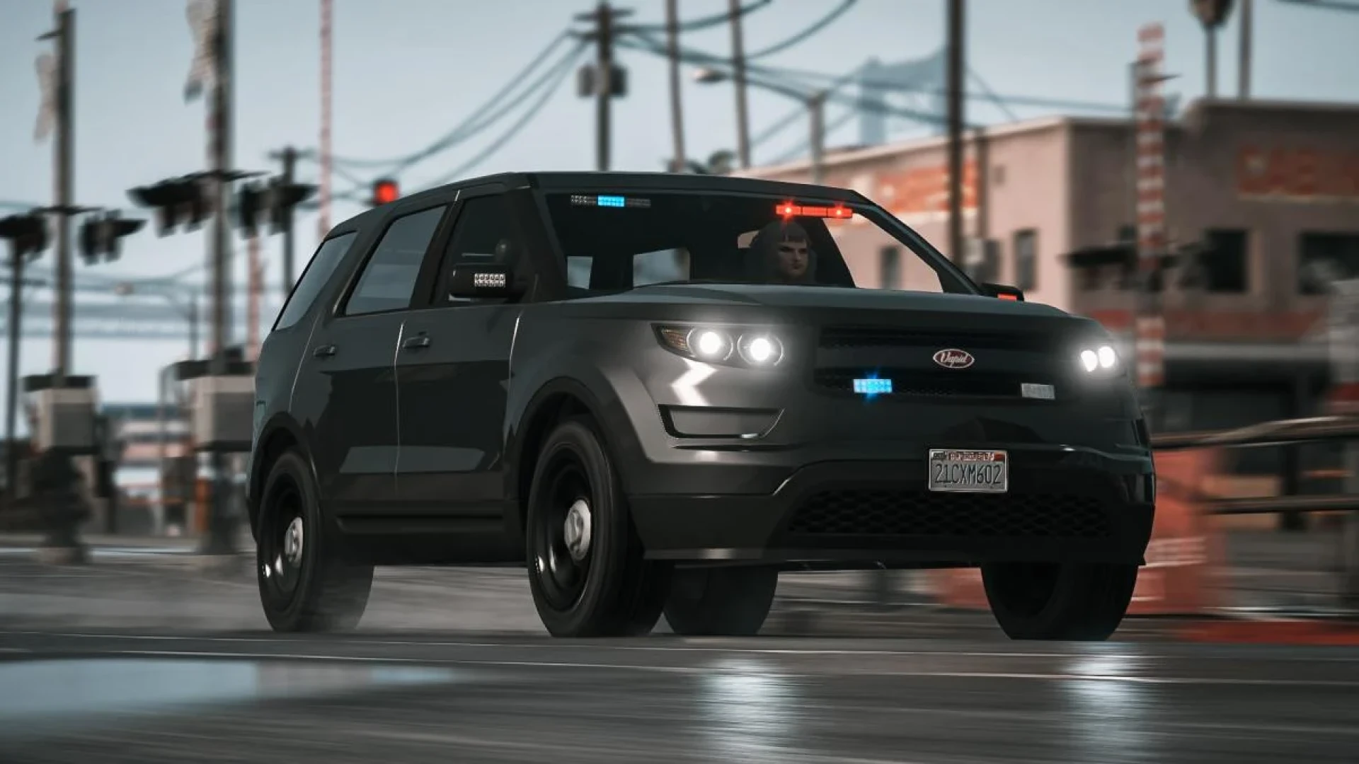 Vapid Police Cruiser lore-friendly patrol car for FiveM