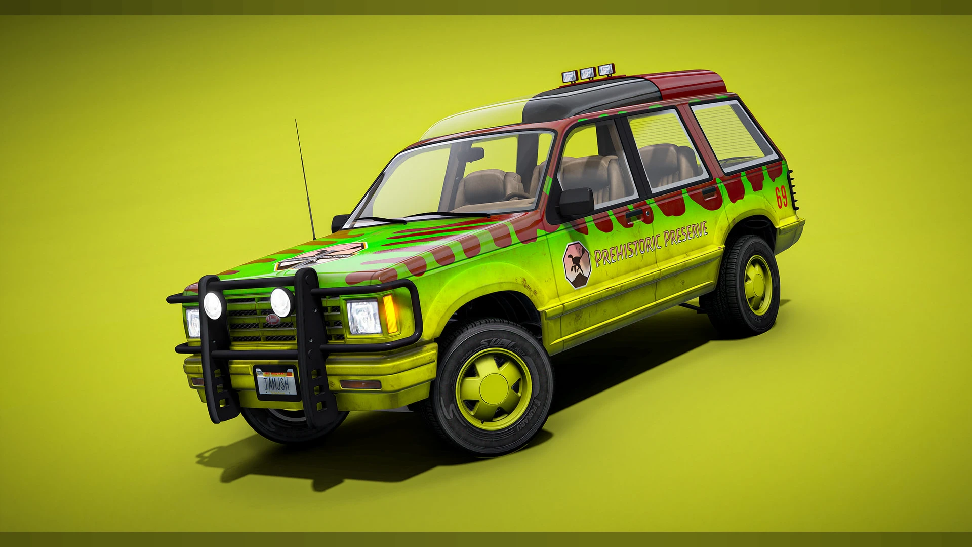 Vapid Scout Classic lore-friendly boxy SUV on a FiveM trail