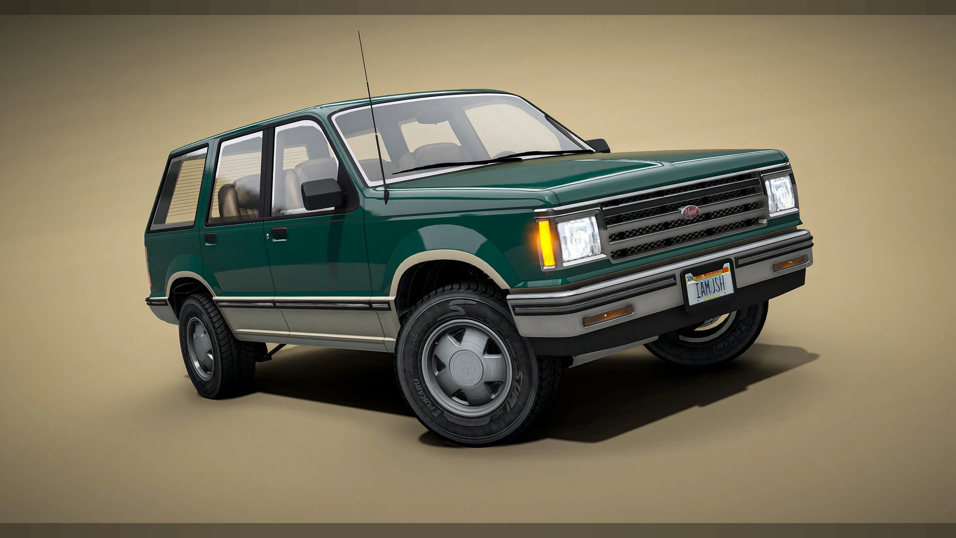 Vapid Scout Classic lore-friendly boxy SUV on a FiveM trail — view 2