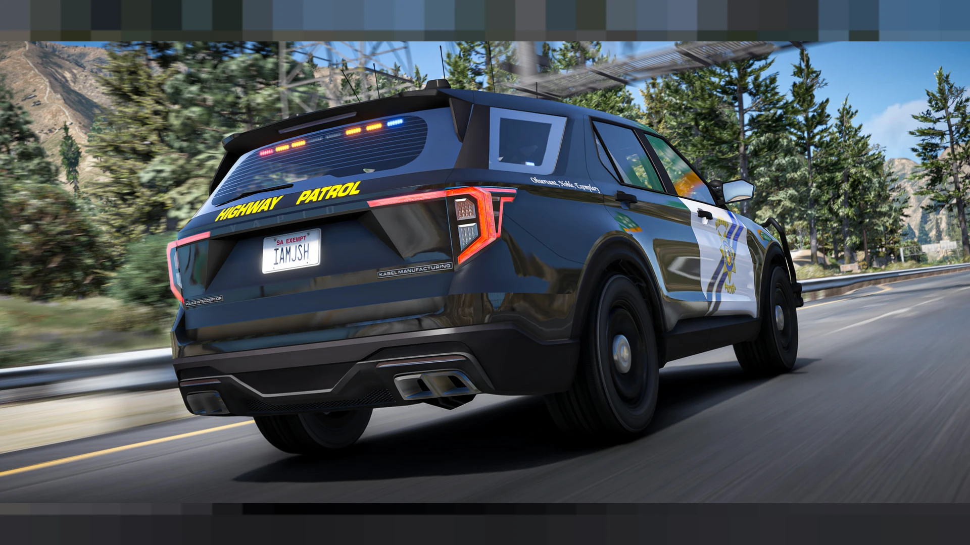 Vapid Scout Police Interceptor Utility 2025 FiveM police SUV — view 2