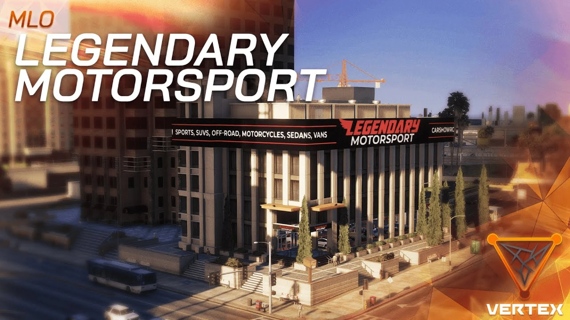 Legendary Motorsport MLO sports dealership showroom for FiveM