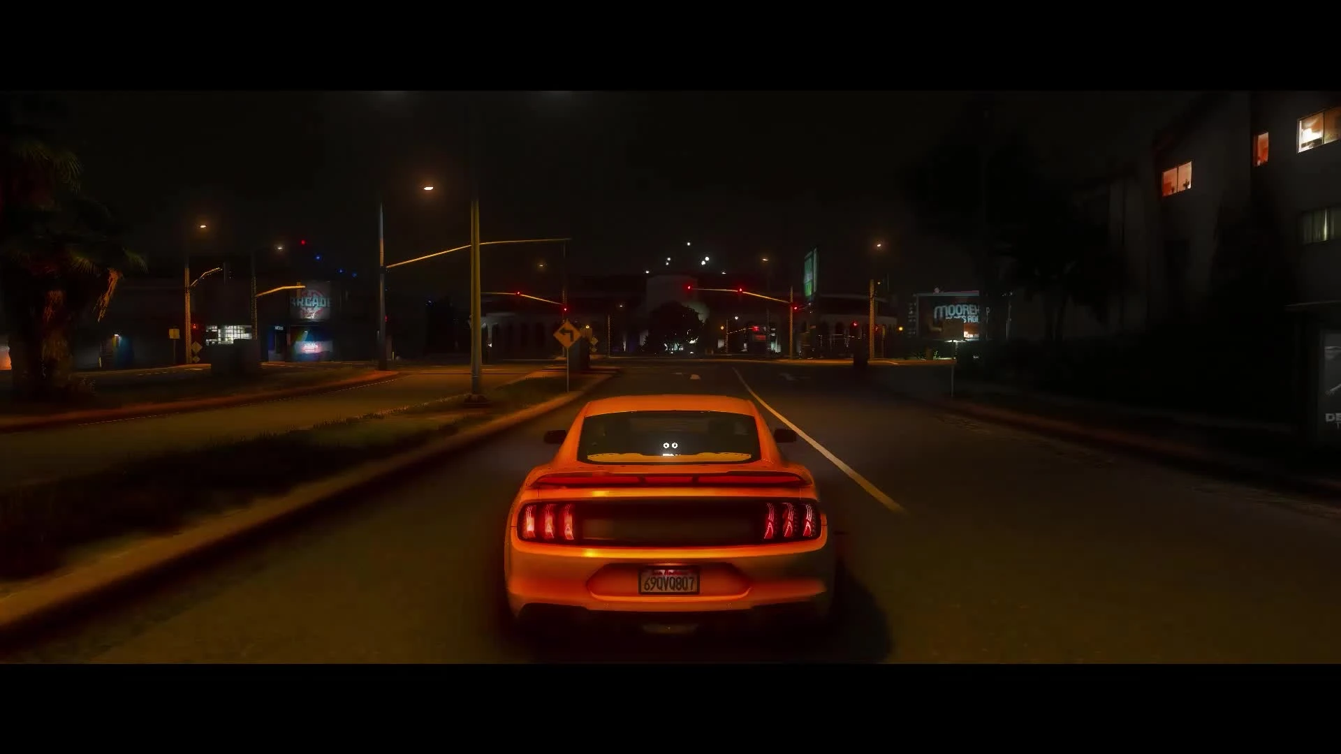 VibrantGP Shaders vivid color grade applied to a FiveM city street