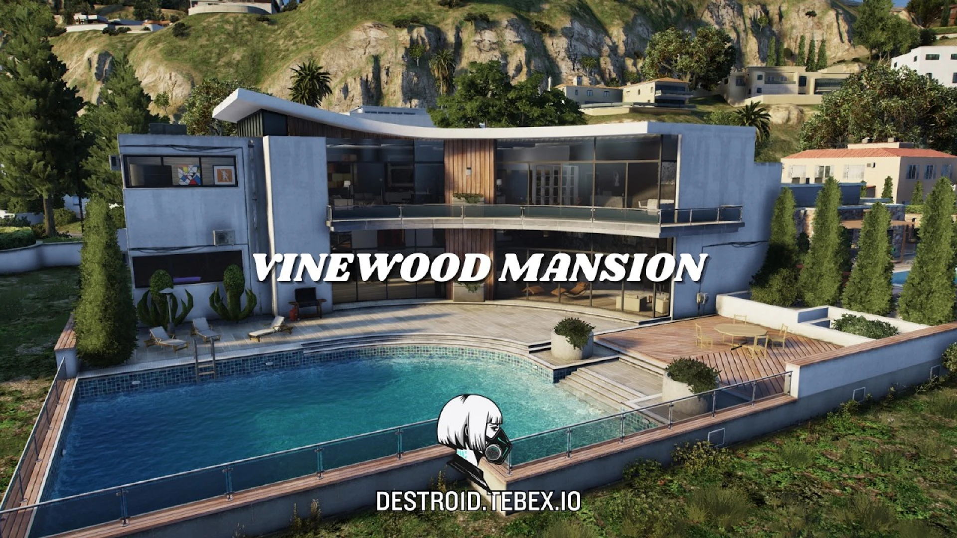 Vinewood Mansion MLO luxury estate interior in FiveM