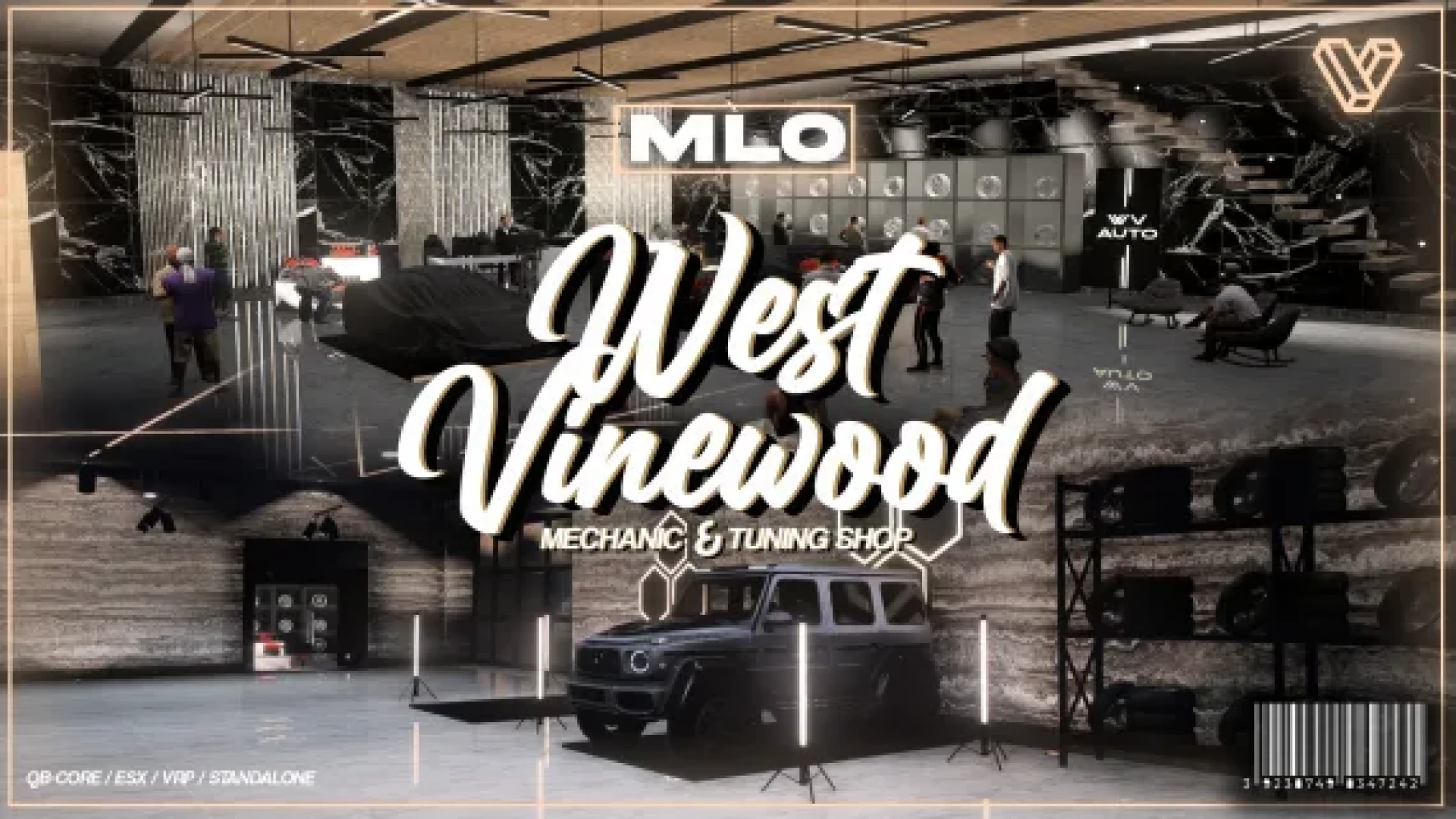 West vinewood auto glass showroom with featured display cars