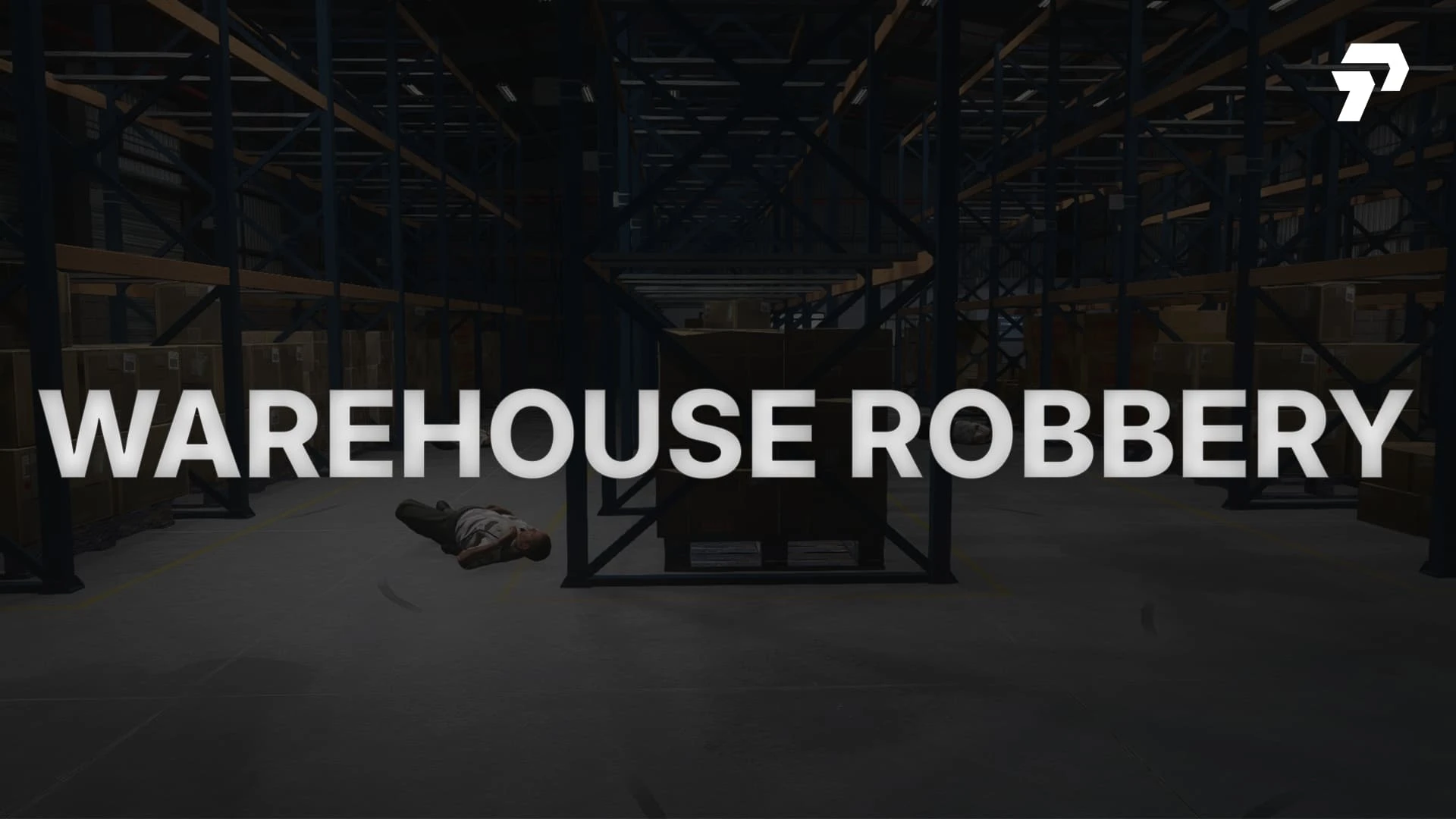 Warehouse Robbery FiveM heist — crew raiding a stocked warehouse