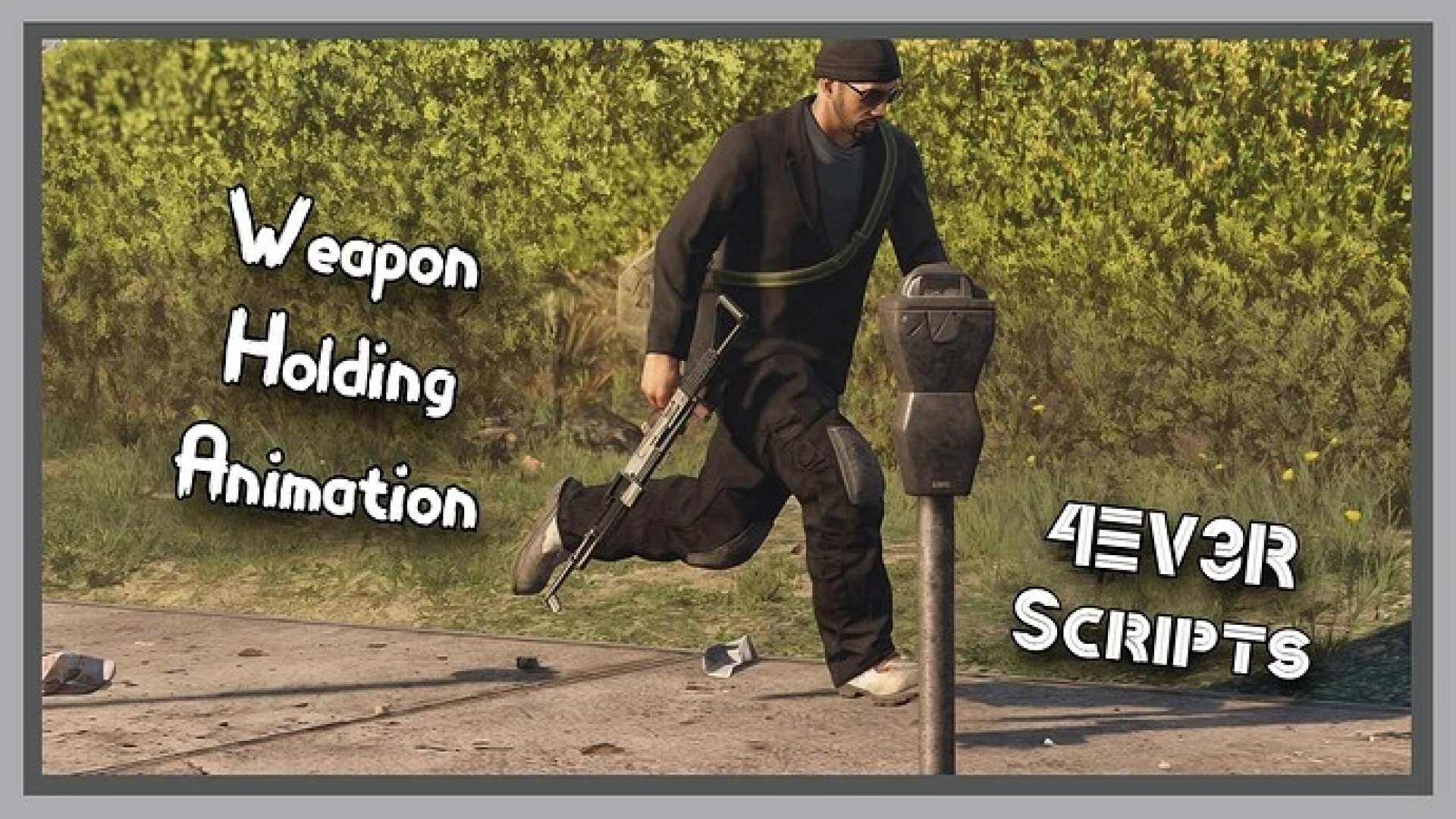 Weapon Holding Animation FiveM script — natural weapon holding stance in-game