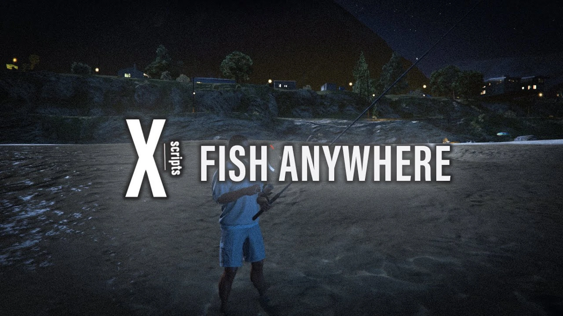 Fishing job script casting on the water in FiveM