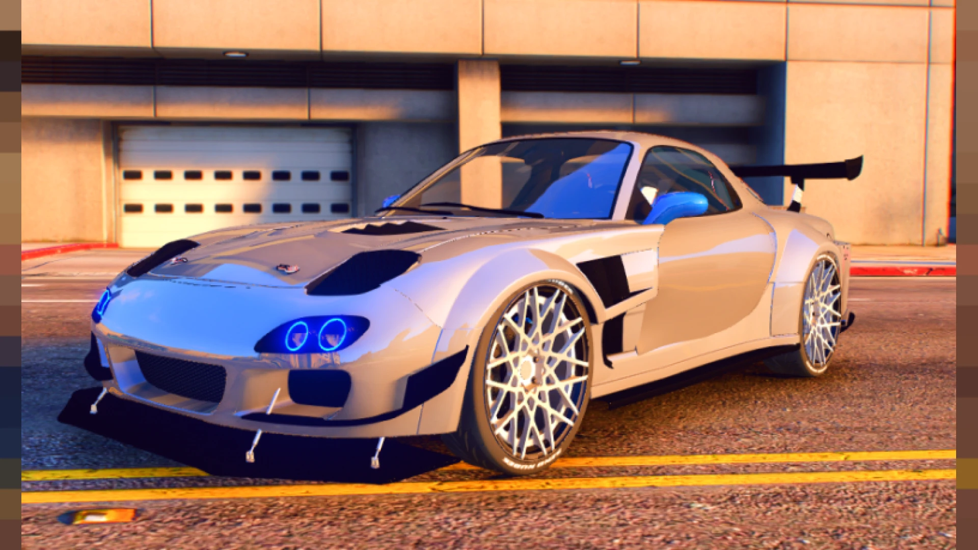 ZR350 widebody FiveM tuner drift add-on car with custom bodykit