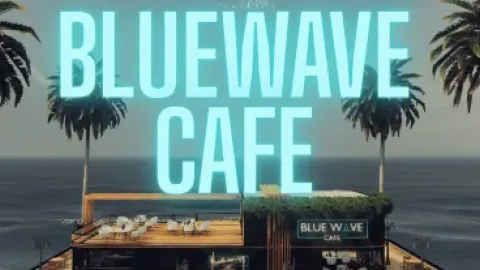 10 Store BlueWave Cafe V1 MLO interior view - FiveM restaurant and business MLO