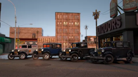 1930 Ford hot rod vintage classic for FiveM with exposed blower engine