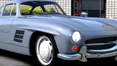 1955 20Mercedes Benz 20300SLdebadgedtomms 20car front view - FiveM real-brand car