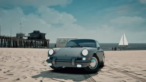 1965 Porsche 911 classic FiveM add-on air-cooled sports car