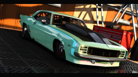 1969 Chevrolet Camaro Ss Drag Debadged - real-brand car for FiveM GTA 5 roleplay