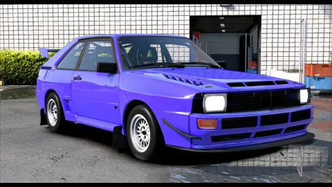 1983 Audi Sport Quattrodebadged - real-brand car for FiveM GTA 5 roleplay
