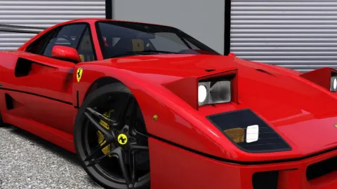 1987 Ferrari F40 front view - FiveM real-brand car