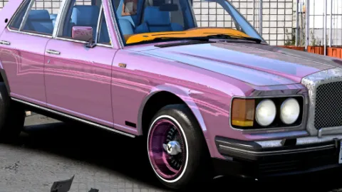 1991 Bentley Lowrider Debadged front view - FiveM real-brand car