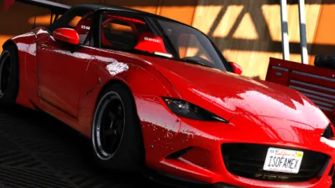 2016 Mazda MX5 Pandem 20kit debadged front view - FiveM tuned car