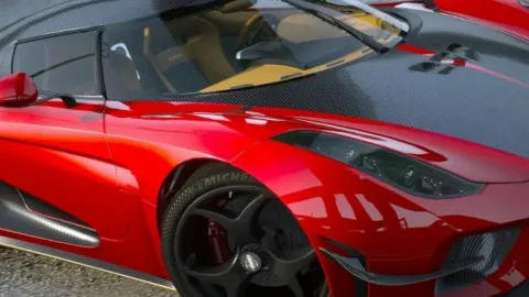 2018 Koenigsegg Regera Ghost Package front view - FiveM unmarked police car