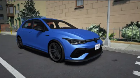 2023 MK8 Golf R Maxton Design - civilian car for FiveM GTA 5 roleplay