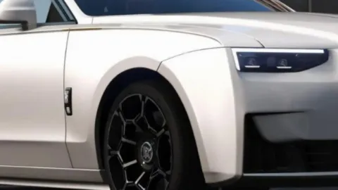 2025 Rolls Royce Ghost Black Badge front view - FiveM unmarked police car