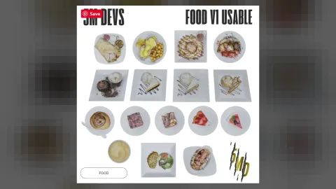 5MDevs Food V1 - prop pack for FiveM GTA 5 roleplay