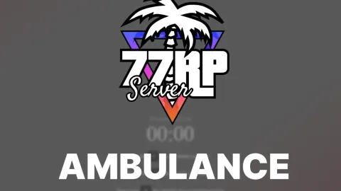 77RP Ambulance in-game UI - FiveM EMS and medical script