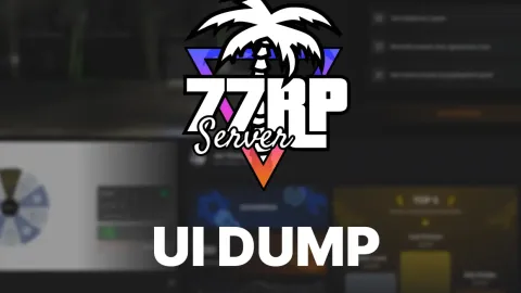 77RP UI in-game UI - FiveM HUD script