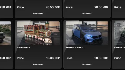 A19 Customs All Civ Cars Pack front view - FiveM vehicle pack