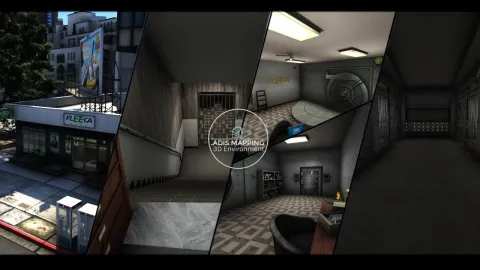 Flecca Bank MLO secure vault and lobby interior for FiveM