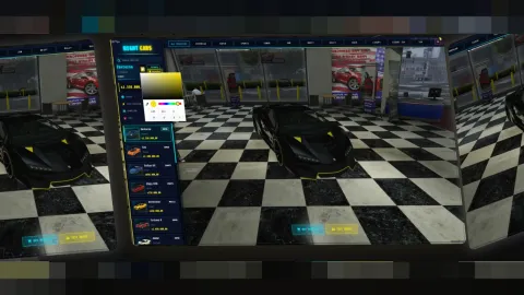 Advanced car shop system catalog and showroom in FiveM